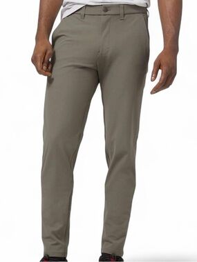 Lululemon Commission Pant Slim Warpstreme in Grey Sage Men's Size W40 L30 Golf